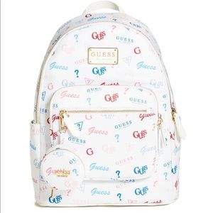 Brand New Guess Nylon LOGO Graffiti Backpack